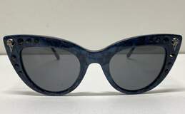 Diff Eyewear Bellatrix Geo Embellished Sunglasses Blue One Size