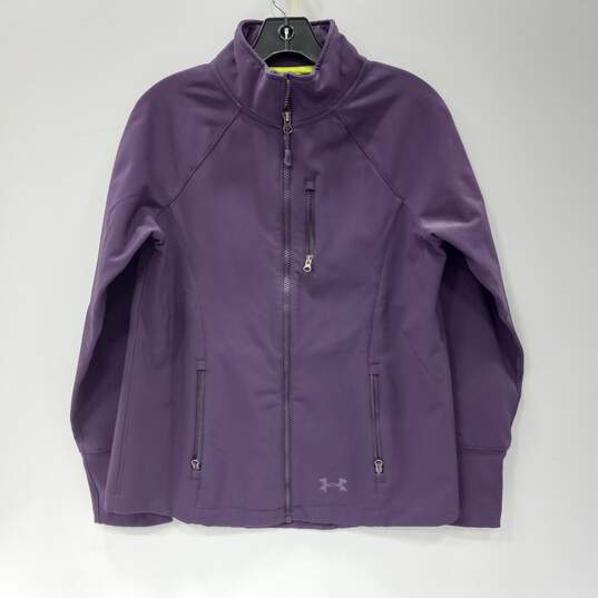 Under Armour Storm Women's Purple Softshell Jacket Size S Petite image number 1