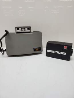 2x Vintage Cameras Kodak Instamatic M12 Super 8 Movie Camera & Polaroid 420