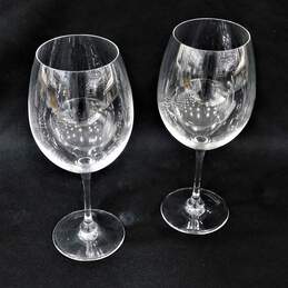 Set of 2 Waterford Crystal Robert Mondavi Wine Glasses