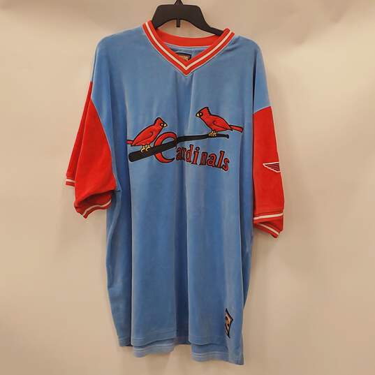 Cooperstown Collection Men Plush Cardinals Jersey XXL image number 1