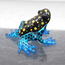 Art Glass Blown Animal Figurines Poison Dart Frog, Blue Whale & Polar Bear alternative image