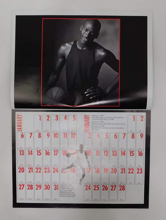 (4) 1991 Wheaties Air Jordan Flight Club Calendars image number 3