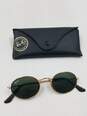 Ray-Ban Gold Oval Sunglasses image number 1