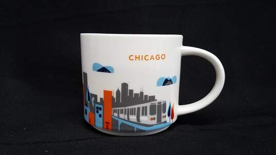 Starbucks Chicago You Are Here Collection Mug 2013 image number 1