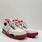 Nike Flight Legacy White Red Athletic Shoes Men's Size 8 image number 3