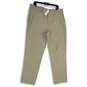 NWT Mens Gray Flat Front Slash Pocket Skinny Leg Chino Pants Size 38 X 30 image number 1