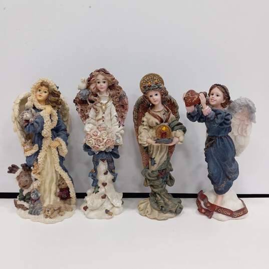Boyd's Bears Folkstone Collection Numbered Set of 8 Angel Statues image number 3