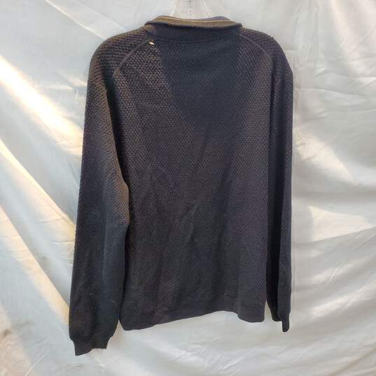 Ted Baker 1/4 Zip Wool Blend Pullover Sweater Size 7 image number 2