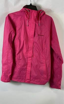 Columbia Pink Wind/Rain Jacket - Size Large alternative image
