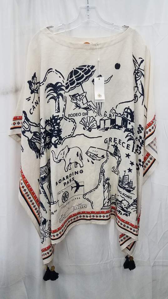 Tory Burch Embroidered Beach Caftan Size XS/S image number 1