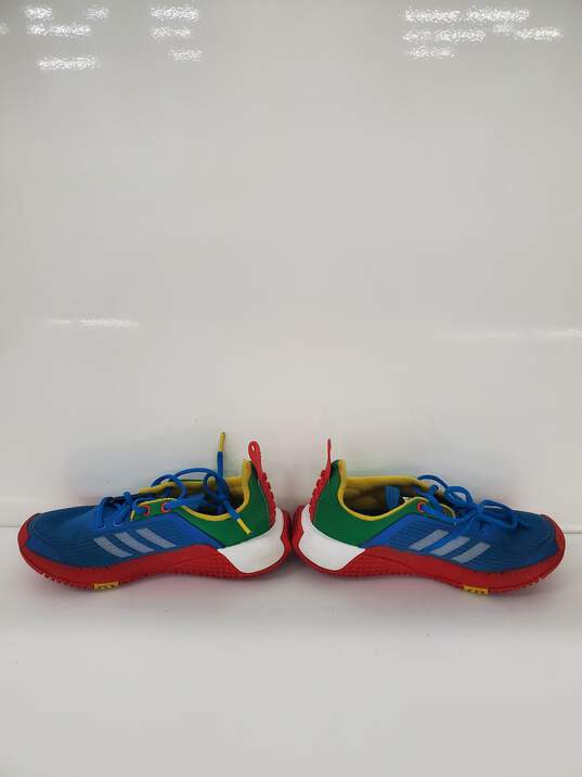Adidas lego prime blue shoes Size-4 Used image number 3