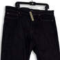NWT Mens Blue Denim Dark Wash Pockets Stretch Straight Leg Jeans Size 38/34 image number 3