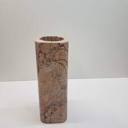 Marble Vase  Stoneware Table Top 12in Art Vase alternative image