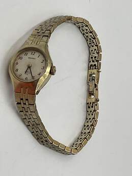 Womens Gold-Tone Special 23 Jewels Round Dial Quartz Analog Wristwatch 30g
