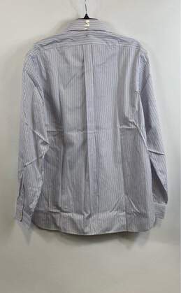 NWT Ralph Lauren Mens Purple White Striped Long Sleeve Button-Up Shirt Sz 16.5 alternative image
