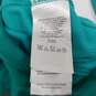 Womens Teal Long Sleeve Mock Neck Quarter-Zip Pullover Sweater Size XL Columbia image number 6