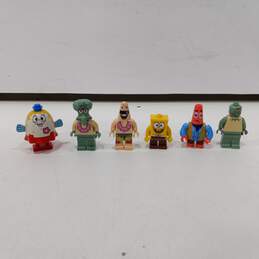 6pc Set of Lego Spongebob Minifigures