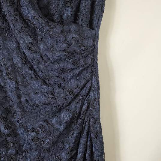 Joseph Ribkoff Women's Blue Floral Dress SZ 4 image number 4