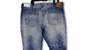 NWT Mens Blue Denim Athletic Fit Distressed Pockets Straight Jeans Sz 40/32 image number 4