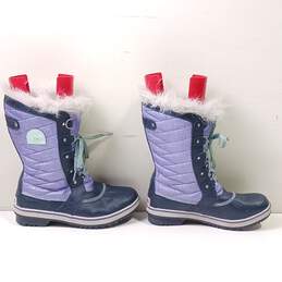 Women's Purple Boots Size 6 alternative image