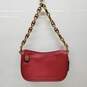 Coach Swinger Leather Crossbody Clutch w/ Chain Red Apple C5812 image number 1