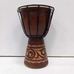 Wooden Hand Made Bongo Drum alternative image