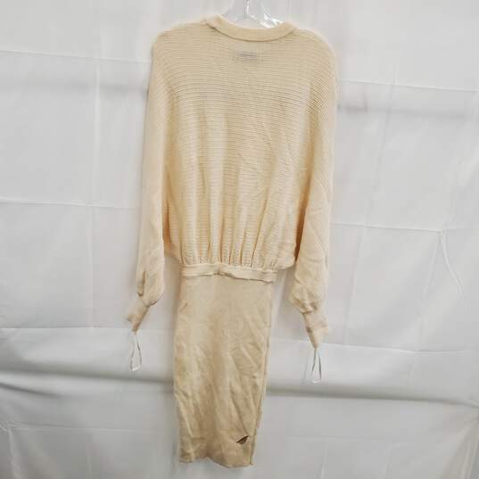 ALLSAINTS Women's Off-White Oversized Sweater Dress Size Small image number 2