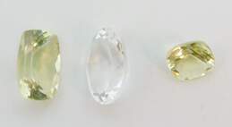 Clear & Lemon Quartz Faceted Loose Gemstones alternative image
