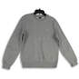 Mens Gray Heather Crew Neck Long Sleeve Pullover Sweatshirt Size M image number 1