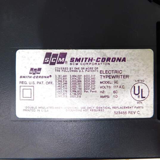 Smith Corona Coronamatic 2500 Portable Electric Typewriter W/ Case image number 8