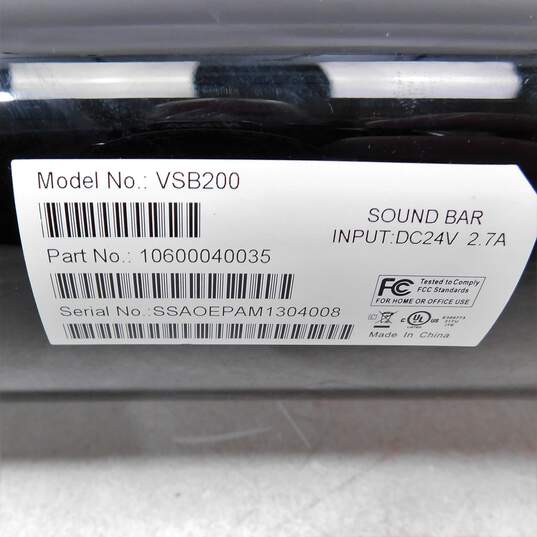 Vizio Brand VSB200 Model Black Sound Bar image number 5