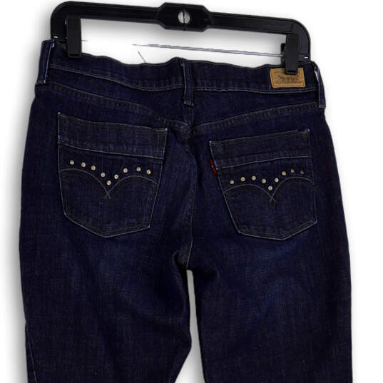 Womens Blue 515 Denim Medium Wash 5-Pocket Design Bootcut Jeans Size 6 image number 4