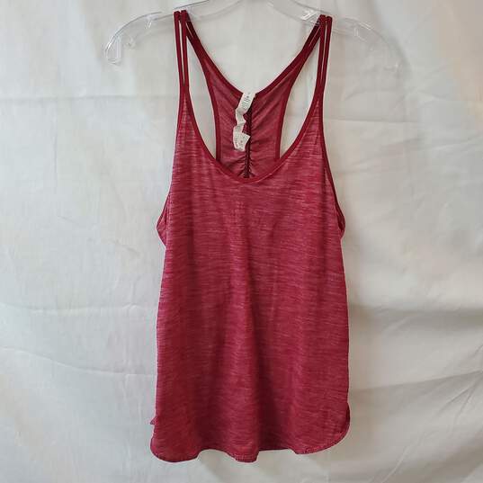 Lululemon Red Active Double Strap Tank Top Size 6 image number 1