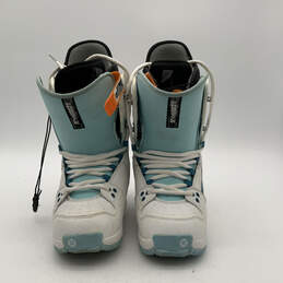 NIB Womens WMS Freestyle Blue White Round Toe Snowboarding Boots Size 7