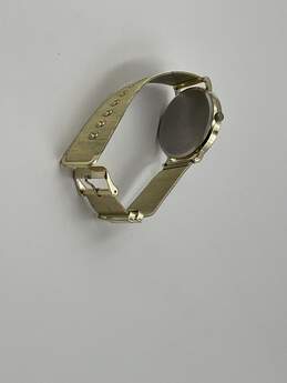 Mens Gold Adjustable Strap Stainless Steel Quartz Analog Wristwatch 68g alternative image