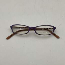 Womens RB 5064 Purple And Tan Acetate Full-Rim Reading Eyeglasses With Case alternative image