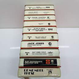 Vintage 1970s Lot of 11 8-track cassettes alternative image