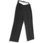 Womens Black Pleated Front Elastic Waist Pull-On Dress Pant Size 12 image number 1