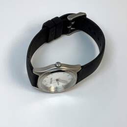 Designer Bulova White Round Analog Dial Water Resistant Quartz Wristwatch alternative image