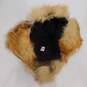 Fox Fur Ushanka Trapper Hat Fleece Lined Leather Drawstring image number 4