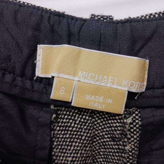 Michael Kors Wool Blend Wide Leg Dress Pants Women's Size 6 image number 4
