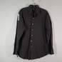 Mens Check Classic Fit Long Sleeve Collared Button-Up Shirt Size Large image number 1