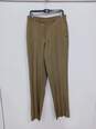 Men's Dark Brown Suit Pants Size 32R image number 1