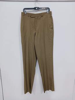 Men's Dark Brown Suit Pants Size 32R