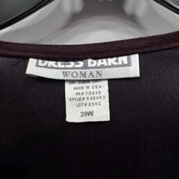 Dress Barn Purple Full Zip Jacket Women's Size 20W alternative image