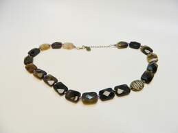 Sally C 925 Sterling Silver Chunky Agate Necklace 100.0g alternative image