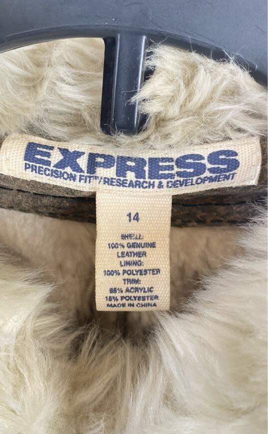 Express Brown Jacket - Size 14 image number 3