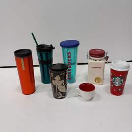 Starbucks Travel Tumblers & Cups Assorted 7pc Lot