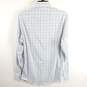 Stantt Men Blue Plaid Button Up Shirt S NWT image number 2